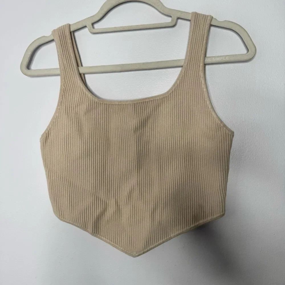 House of Harlow 1960 tan crop top size small